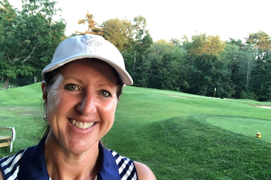 Lynn Howe at a golf course