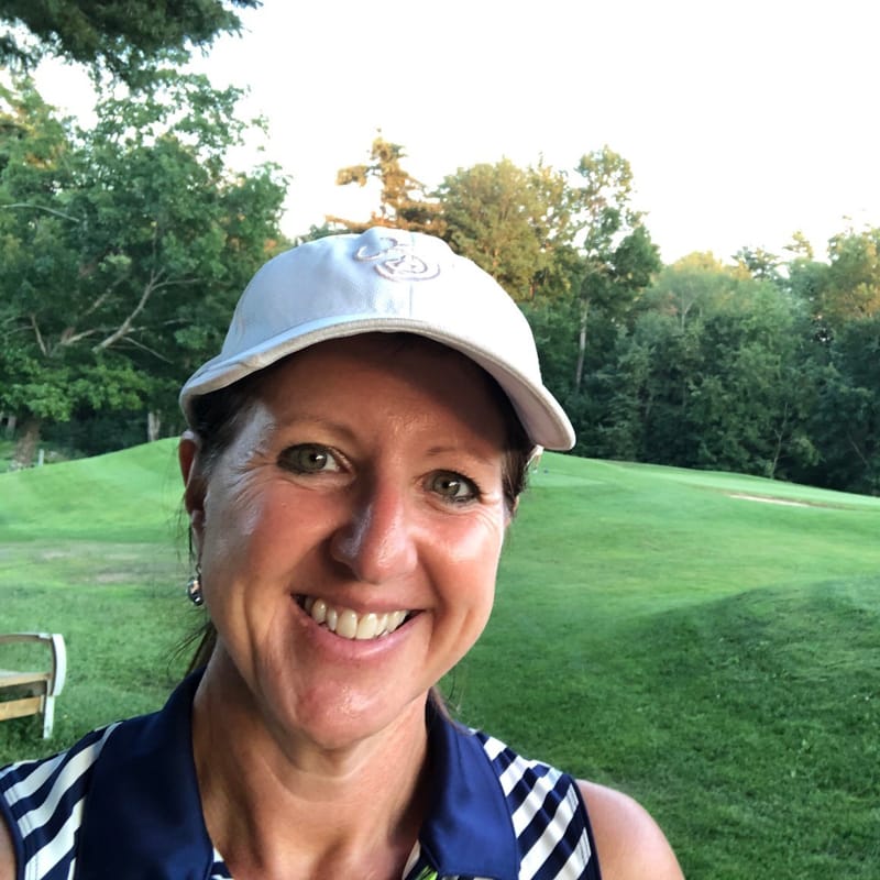 Lynn Howe at a golf course
