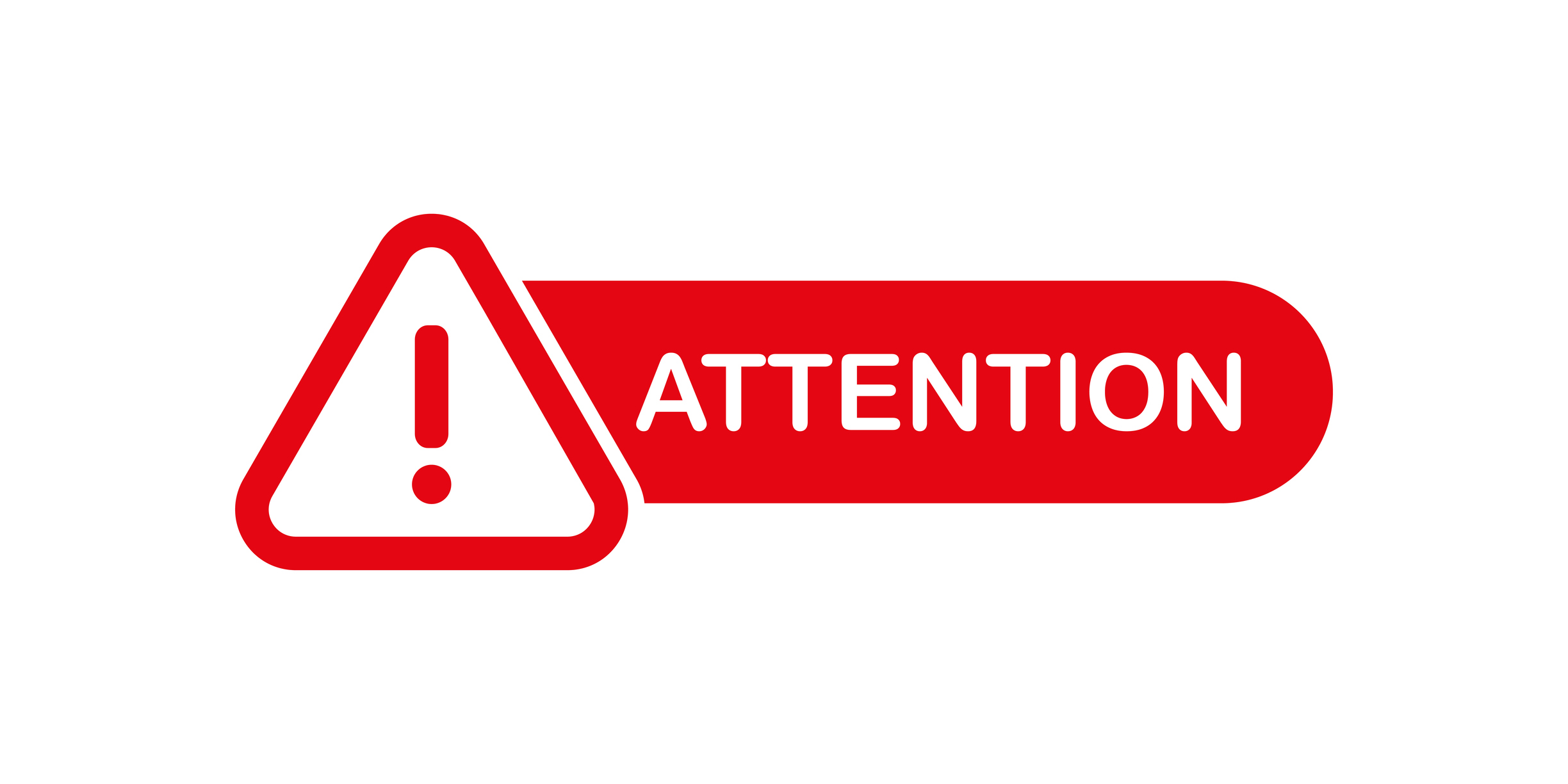 Attention sign