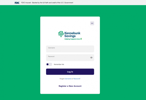 Logging in for the First Time - Kennebunk Savings