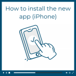 How to install the new app (iPhone)